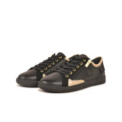 Pataugas JESTER/MIX F4I NOIR/DORÉ 12 Pataugas JESTER/MIX F4I NOIR/DORÉ -Pataugas Boutique 628254 BASKET FEMME JESTER MIX F4H NOIR DORE 5 85ac9123 6bed 4796 86f8 a699064089d6