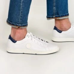 Pataugas JAYO H2G BLANC/MARINE -Pataugas Boutique JAYO H2G BLANC MARINE WEB