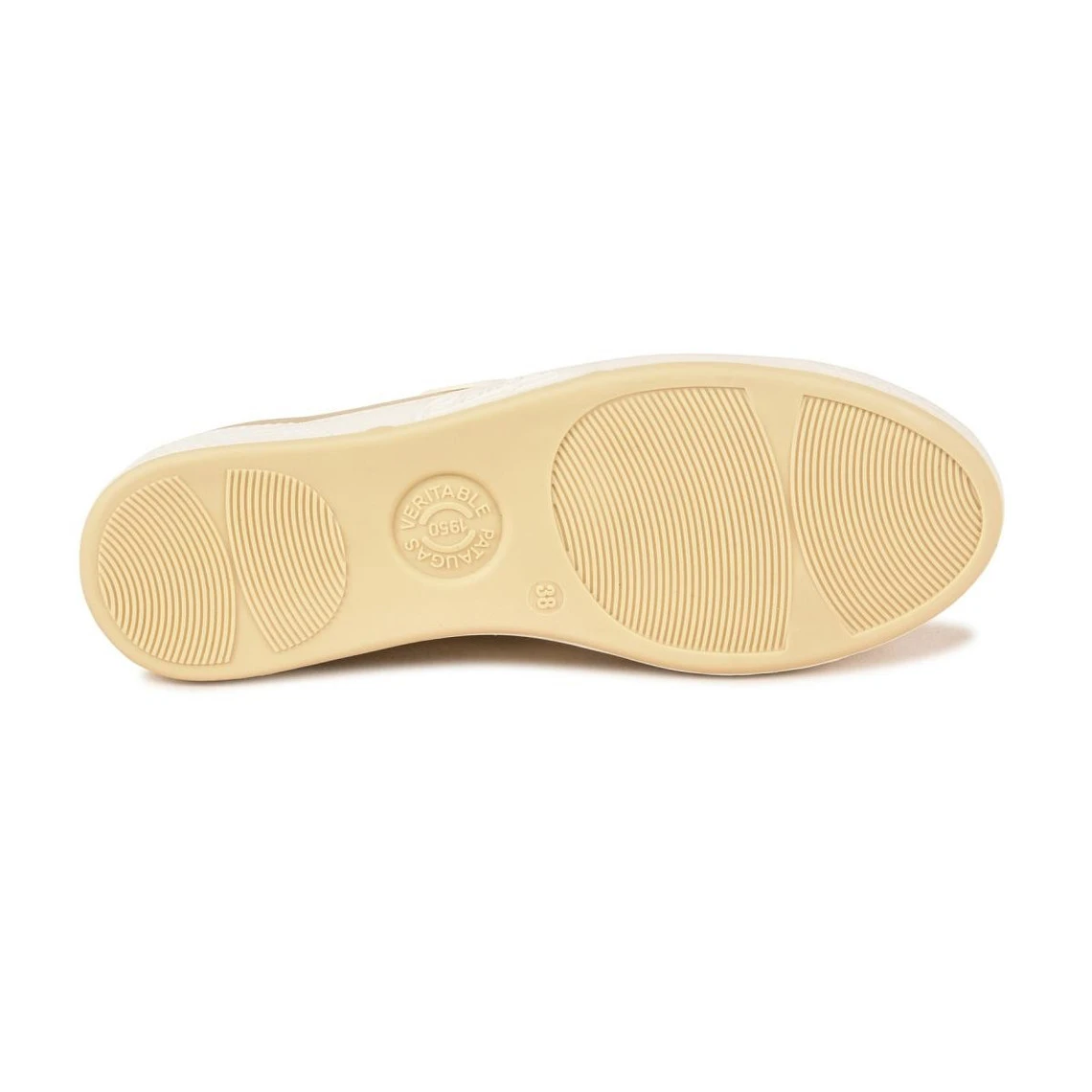 Pataugas Baskets Basses Cuir Dore/Blanc Femme - JAYO MÉTALLISÉ F2I | 3 SUISSES 9 Pataugas Baskets Basses Cuir Dore/Blanc Femme - JAYO MÉTALLISÉ F2I | 3 SUISSES – Image 7