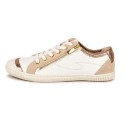 Pataugas Baskets Basses Cuir Zippées Blanc/Beige Femme - BAHIA SUÈDE MÉTALLISÉ F2H | 3 SUISSES 13 Pataugas Baskets Basses Cuir Zippées Blanc/Beige Femme - BAHIA SUÈDE MÉTALLISÉ F2H | 3 SUISSES -Pataugas Boutique baskets basses cuir zippees blancbeige femme bahia sude mtallis f2h 3440122 2 1140x1140