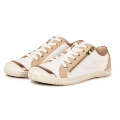 Pataugas Baskets Basses Cuir Zippées Blanc/Beige Femme - BAHIA SUÈDE MÉTALLISÉ F2H | 3 SUISSES 16 Pataugas Baskets Basses Cuir Zippées Blanc/Beige Femme - BAHIA SUÈDE MÉTALLISÉ F2H | 3 SUISSES -Pataugas Boutique baskets basses cuir zippees blancbeige femme bahia sude mtallis f2h 3440122 5 1140x1140