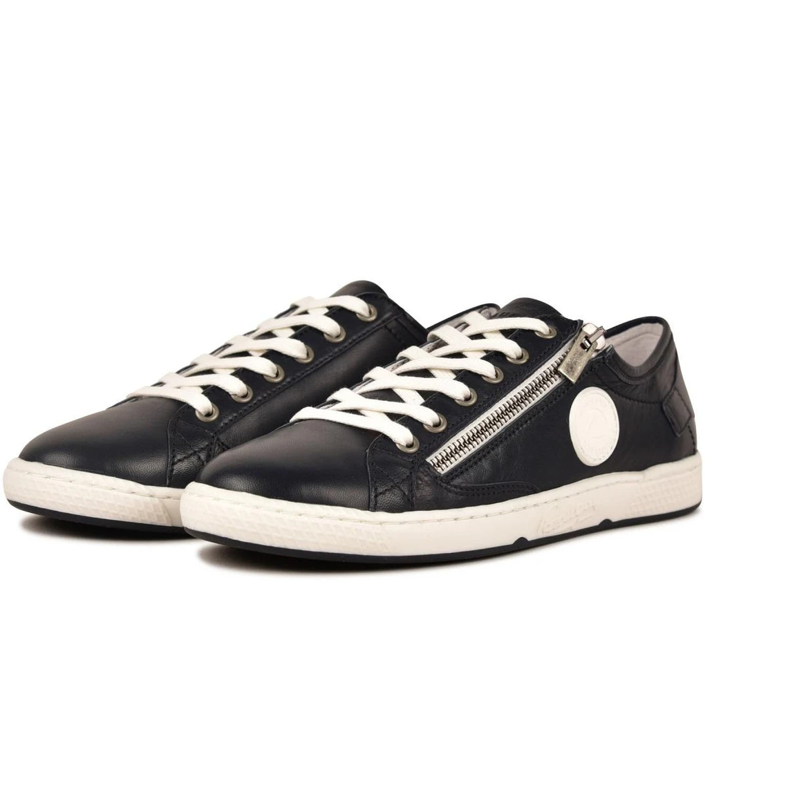 Pataugas Baskets Basses Cuir Zippées Bleu Marine Femme - JESTER NAPPA F2H | 3 SUISSES 7 Pataugas Baskets Basses Cuir Zippées Bleu Marine Femme - JESTER NAPPA F2H | 3 SUISSES – Image 5