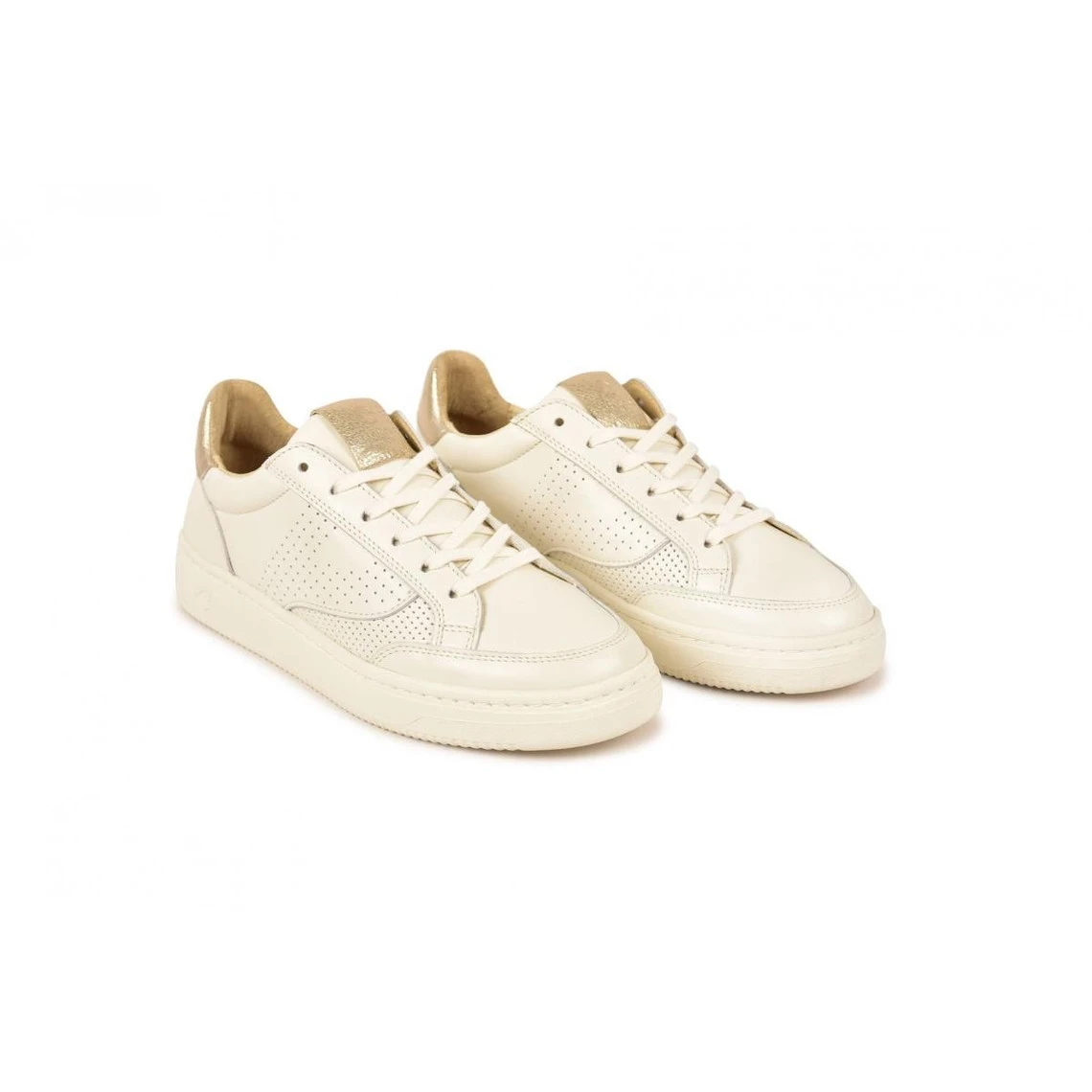 Pataugas Sneaker Femme Tendance Souple Et Confortable Off White-Doré | 3 SUISSES 6 Pataugas Sneaker Femme Tendance Souple Et Confortable Off White-Doré | 3 SUISSES – Image 4