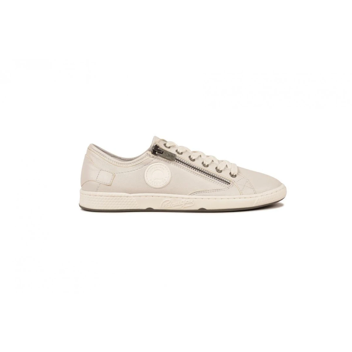 Pataugas Tennis Classique Femme Zippée En Cuir Ultra Confortable Blanc | 3 SUISSES 3 Pataugas Tennis Classique Femme Zippée En Cuir Ultra Confortable Blanc | 3 SUISSES