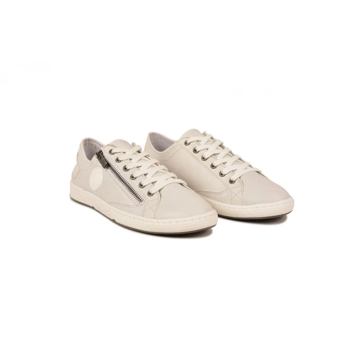 Pataugas Tennis Classique Femme Zippée En Cuir Ultra Confortable Blanc | 3 SUISSES 6 Pataugas Tennis Classique Femme Zippée En Cuir Ultra Confortable Blanc | 3 SUISSES – Image 4