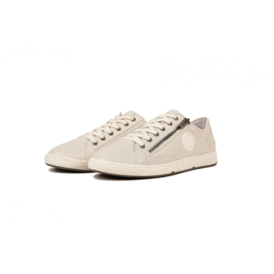 Pataugas Tennis Classique Femme Zippée En Cuir Ultra Confortable Blanc | 3 SUISSES 7 Pataugas Tennis Classique Femme Zippée En Cuir Ultra Confortable Blanc | 3 SUISSES – Image 5